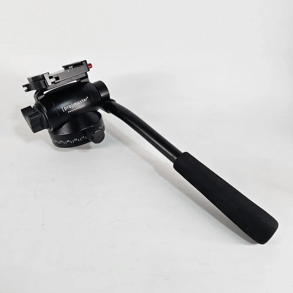 ProMaster Tripod Fluid Head With Tilt Handle Heavy Adjustable